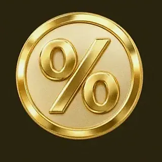 Gold percent coin — Friday Friday