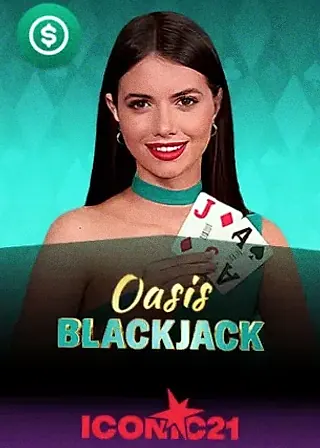 Oasis Blackjack live game cover