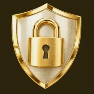 Shield with padlock — Friday Friday