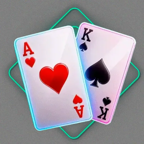Ace and king playing cards