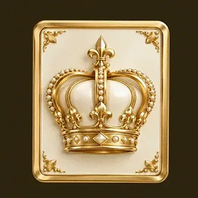 Crown emblem card — Friday Friday