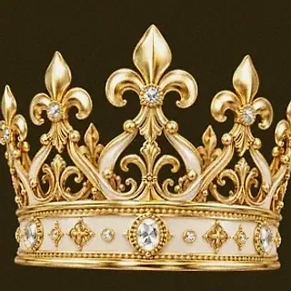 Jeweled royal crown — Friday Friday