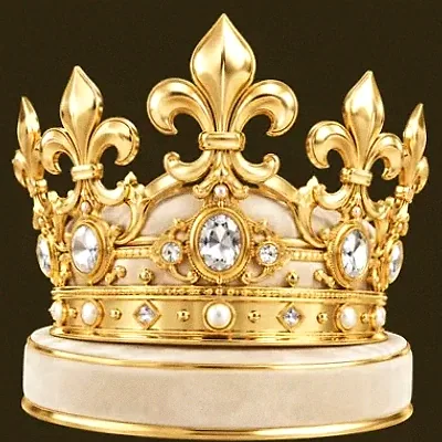 Jeweled royal crown — Friday Friday