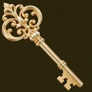 Ornate antique key — Friday Friday