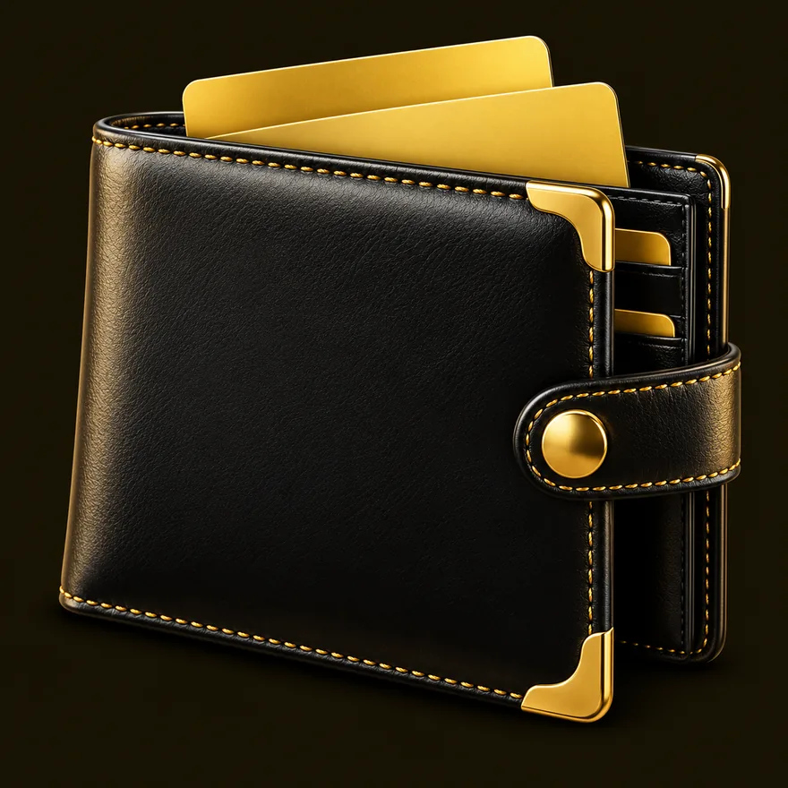 Leather wallet — Friday Friday